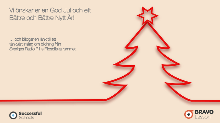 Vi önskar er en God Jul och ett Bättre och Bättre Nytt År!