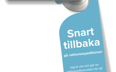 5 råd till skolchefer som vill skapa systematik kring arbetet med lektionsobservationer