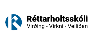 Rettarholtsskoli Logo